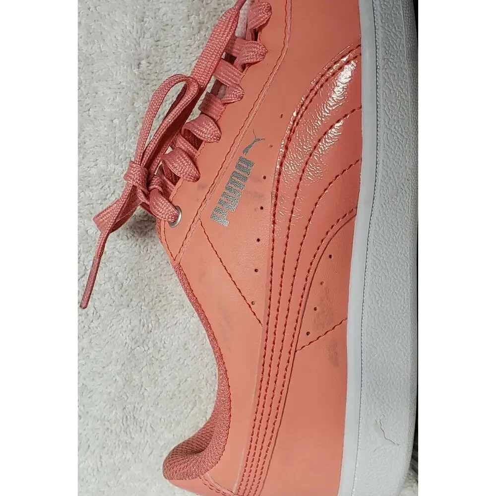 Puma Vikky Soft Foam Pink Leather Shoes - Size 7.5